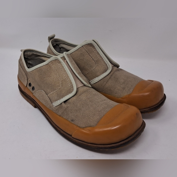 Vintage Diesel Men's Mac Shoes Slip On Casual 90s Y2K Canvas loafers 8.5 US .41 - Picture 4 of 14